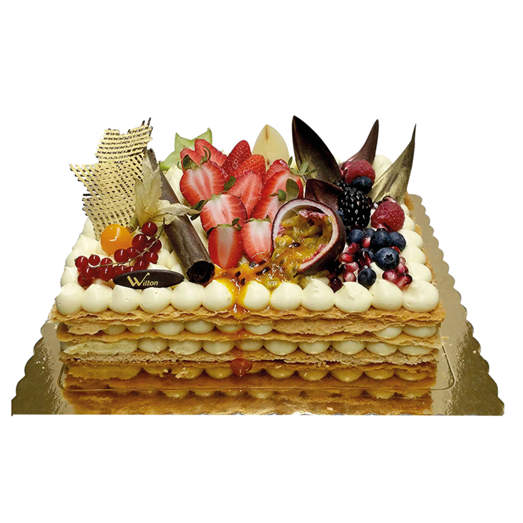 Mille Feuille With Fruits Ls Wilton Patisserie